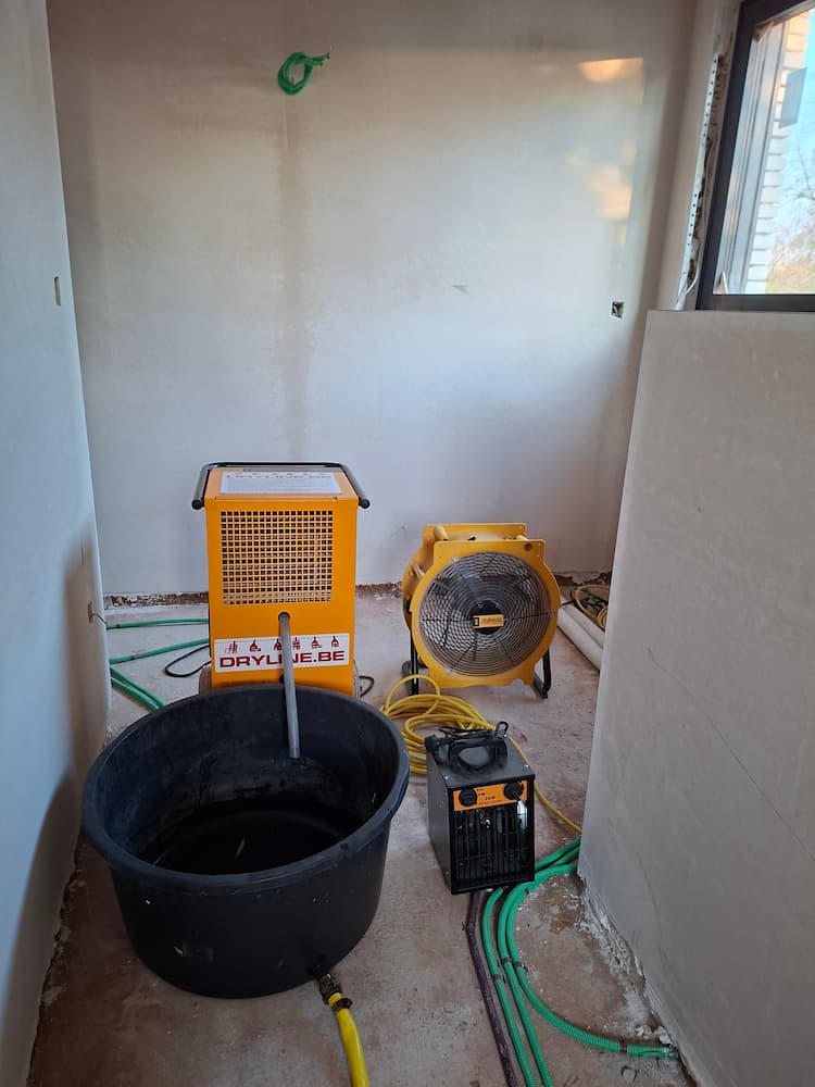 Professionele droging in nieuwbouw Hasselt
